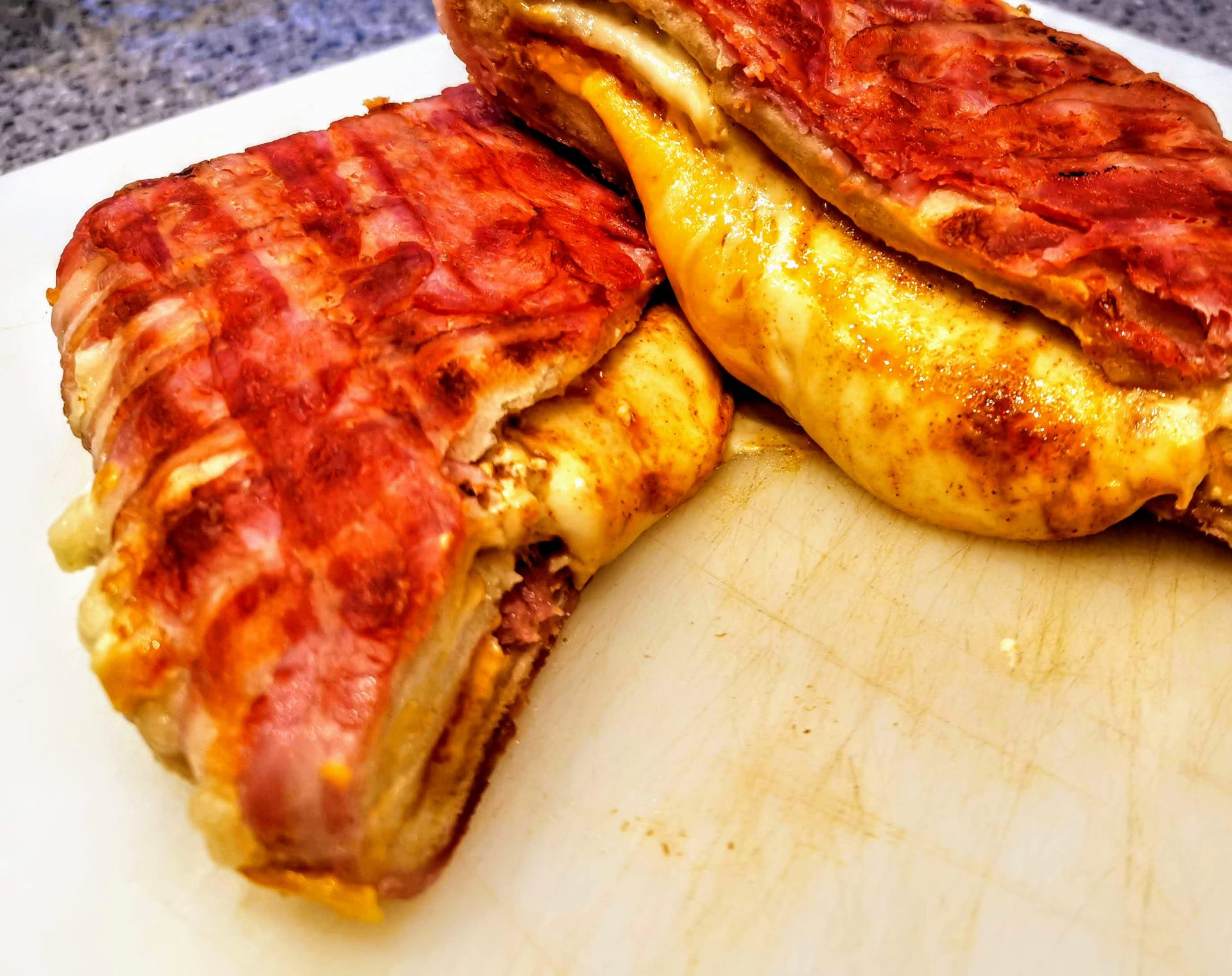 Katerfrühstück Bacon Bomb 🥪 Sandwich aus dem OptiGrill KochMalSchnell