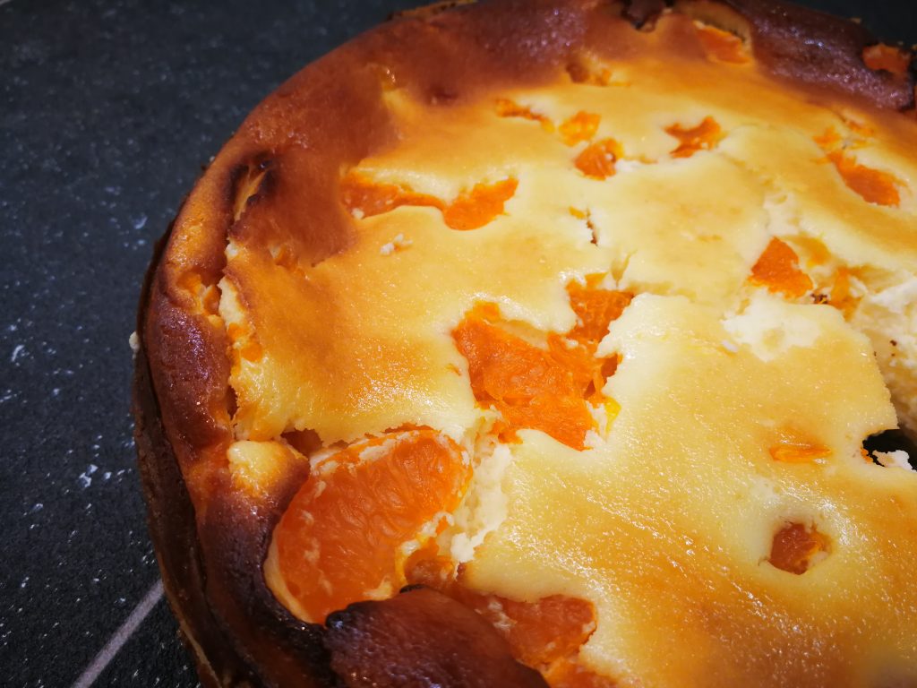 Mandarinen-Quark-Kuchen 🍰 ohne Boden mit der i Prep &amp; Cook - KochMalSchnell